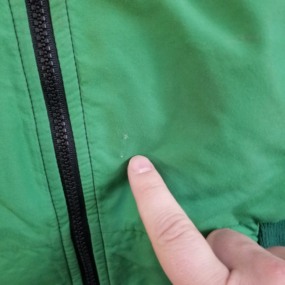Vintage Minnesota North‎ Star Jacket Mens XL Green Black Clolor Block 90s USA